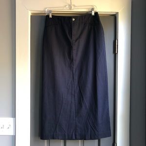 Long Navy Blue Skirt, 6, NWT, Christopher & Banks